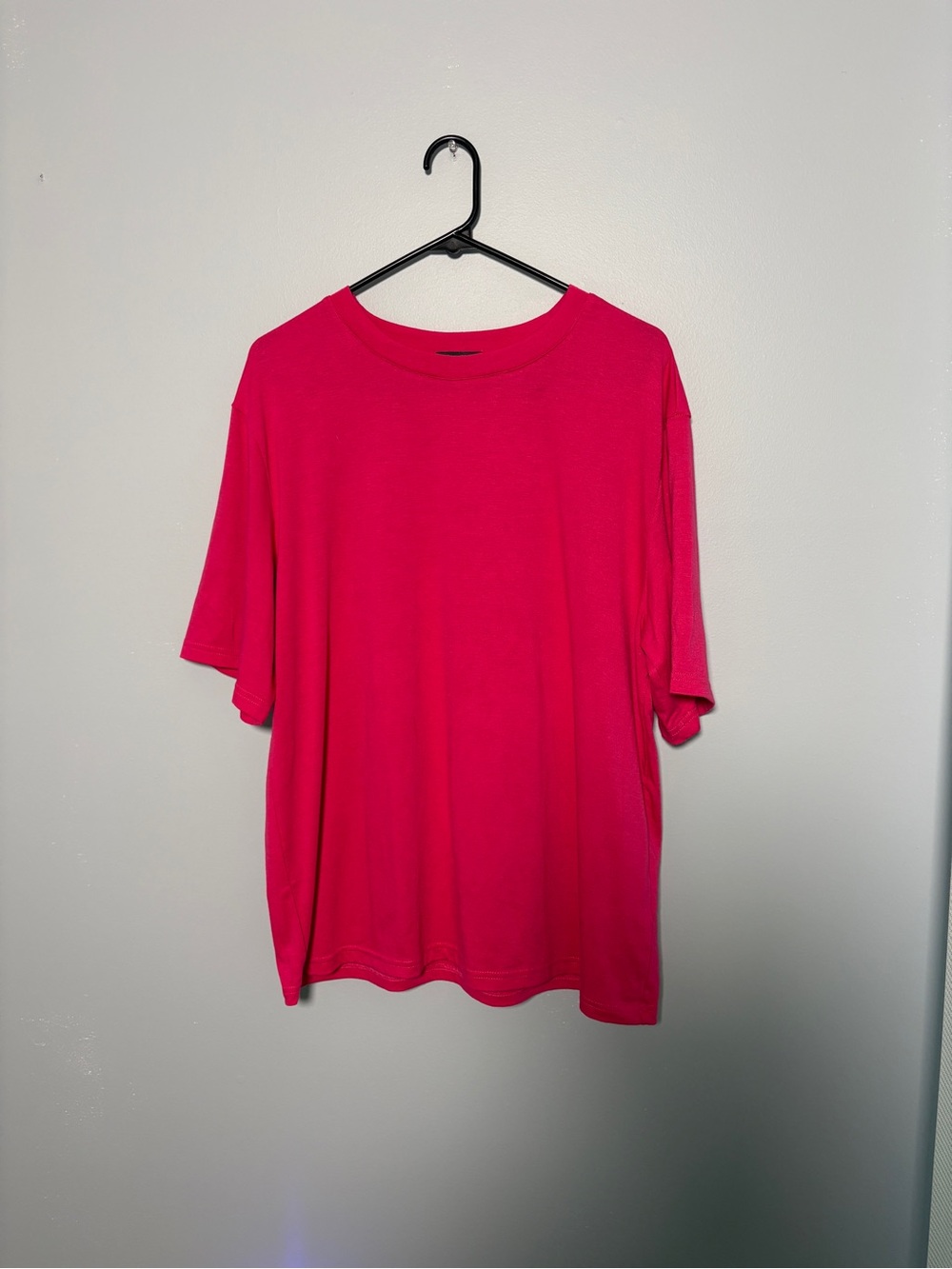 Classic Women's Crew Neck Tee - Hot Pink